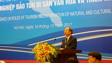Ông Nguyễn Xuân Thắng, Chủ tịch Liên hiệp các Hội UNESCO Việt Nam, Trưởng ban tổ chức Hội thảo phát biểu