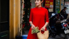 Ra mắt bộ sưu tập áo dài cách tân do Á hậu Huyền My thiết kế