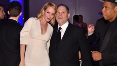 Uma và Harvey trong một bức ảnh chụp chung. (Ảnh: The Sun)