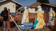 Trung tâm điều trị bệnh Ebola tại Beni, CHDC Congo, ngày 13/8. (Ảnh: AFP/TTXVN)