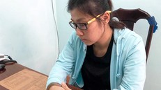 Trang tại cơ quan điều tra. Ảnh Minh Lộc