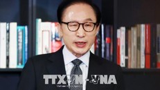 Cựu Tổng thống Hàn Quốc Lee Myung-bak bị kết án 15 năm tù giam. Ảnh: Yonhap/TTXVN