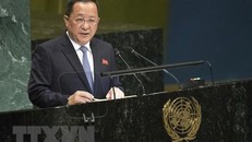 Ngoại trưởng Triều Tiên Ri Yong Ho. (Nguồn: Yonhap/TTXVN)