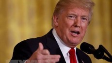 Tổng thống Mỹ Donald Trump. Ảnh: THX/TTXVN