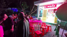 Gia đình nạn nhân tổ chức lễ tang. (Ảnh: Xuân Tiến)