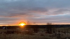 Sững sờ cảnh hoàng hôn bí ẩn, xuất hiện lạ lùng