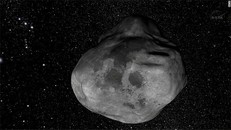 Thiên thạch 2006 QV89 rộng khoảng 50m. (Ảnh: CNN).