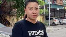 Bà Lê Thị Hiền phủ nhận việc đe dọa người đăng tải clip. Ảnh: Diệp Anh.