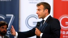 Tổng thống Pháp Macron. Ảnh: Irish Times.