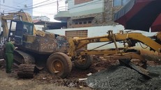 Hiện trường vụ tai nạn.