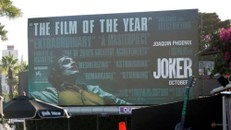 Áp phích quảng cáo cho phim "Joker". Ảnh: reuters