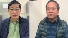 Bị can Nguyễn Bắc Son (trái) và Trương Minh Tuấn. (Nguồn: Cổng thông tin Bộ Công an)