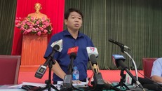 Ông Nguyễn Văn Tốn tại cuộc họp báo của Ban Tuyên giáo Thành ủy Hà Nội hồi tháng 10. Ảnh: Mỹ Hà.