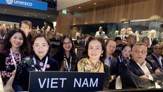 Đoàn Việt Nam tham dự Diễn đàn. Ảnh: Báo Văn hóa