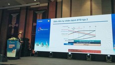 GS.TS Trần Hữu Dàng phát biểu tại Chương trình tầm soát tiền đái tháo đường. Ảnh: VGP/Hiền Minh