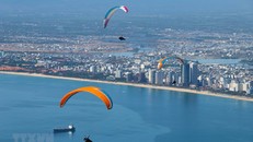 Giải Dù lượn Đà Nẵng mở rộng 2019. (Ảnh: Trần Lê Lâm/TTXVN)
