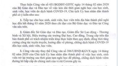 Văn bản giả mạo đang lan tuyền trên mạng xã hội gây xôn xao ở thành phố Cần Thơ.