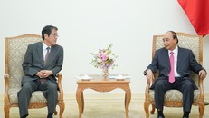 Thủ tướng Nguyễn Xuân Phúc tiếp ông Kunio Umeda, Đại sứ Nhật Bản tại Việt Nam. Ảnh: VGP/Quang Hiếu