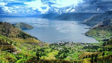 Công viên Kaldera Toba. (Ảnh: Trendasia)