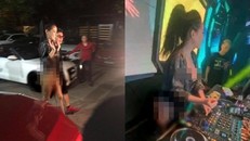 Ngân 98 ăn mặc phản cảm khi đi diễn