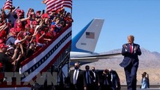 Tổng thống Donald Trump trong chiến dịch vận động tranh cử ở bang Arizona. (Ảnh: Reuters/TTXVN)
