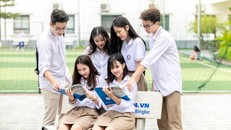 Học sinh Trường THCS-THPT Ban Mai, Hà Nội. Ảnh: Nguyễn Nhung