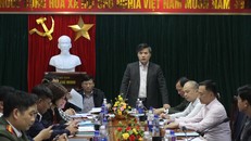 Quang cảnh buổi làm việc tại Mường Lát.