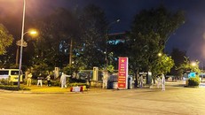 BVĐK Đức Giang tiến hành phun khử khuẩn.