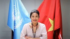 Bà Nguyễn Nguyệt Minh, Phụ trách Văn phòng UNODC tại Việt Nam. Ảnh: VGP/Hoàng Giang