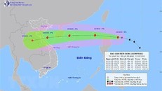 Bão Kompasu đi vào Biển Đông và tiếp tục mạnh thêm