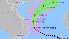 Bão số 9 không còn khả năng ảnh hưởng tới vùng biển và đất liền nước ta