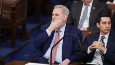 Hạ nghị sĩ Kevin McCarthy chưa thể ngồi vào ghế Chủ tịch Hạ viện Mỹ sau hai vòng bầu cử. Ảnh: AP