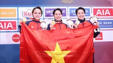 Việt Nam thăng tiến trên bảng tổng sắp huy chương tại SEA Games 32