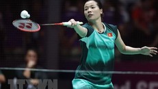 Tay vợt Nguyễn Thùy Linh xuất sắc thắng đối thủ hơn 16 bậc tại giải Cầu lông Canada mở rộng