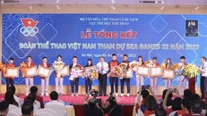 Lễ tổng kết Đoàn Thể thao Việt Nam tham dự SEA Games 32