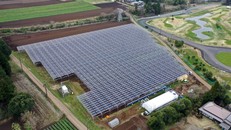 Gần 20% số trang trại năng lượng Mặt Trời tại Nhật Bản đối mặt nguy cơ sạt lở đất