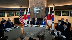 Mỹ-Nhật-Hàn cam kết tham vấn trước các mối đe dọa chung