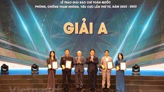 Trao giải cho 54 tác phẩm xuất sắc về phòng, chống tham nhũng, tiêu cực