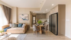 Không gian sống ấn tượng của căn hộ 2 phòng ngủ tại Masteri Centre Point