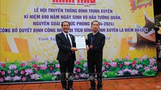 Di tích lịch sử - văn hoá quốc gia đình Trịnh Xuyên là điểm du lịch