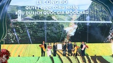 Lễ Công bố Quyết định công nhận Khu du lịch quốc gia Mộc Châu