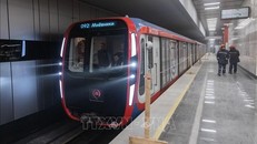 Nga: Diễu hành tàu kỷ niệm 89 năm vận hành hệ thống metro tại Moskva