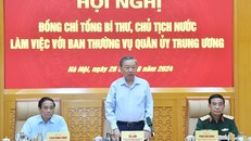 Tổng Bí thư, Chủ tịch nước Tô Lâm làm việc với Ban Thường vụ Quân ủy Trung ương