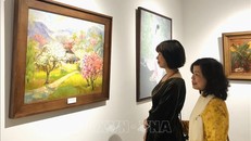 Sắc Xuân trong triển lãm Trung tâm UNESCO Mỹ thuật Hà Nội năm 2025