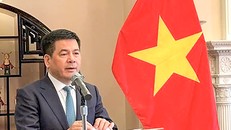 Bộ trưởng Bộ Công Thương Nguyễn Hồng Diên phát biểu tại lễ ký kết