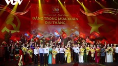 Tổng Bí thư Tô Lâm dự Chương trình nghệ thuật “Đảng trong mùa Xuân đại thắng”