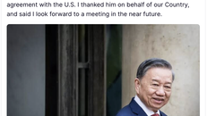 Tổng thống Trump tuyên bố "có một cuộc điện đàm rất hiệu quả" với Tổng Bí thư Tô Lâm