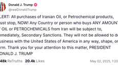 Tổng thống Mỹ Donald Trump công bố các lệnh trừng phạt toàn diện đối với Iran