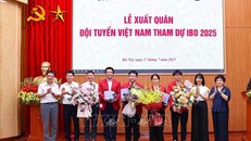 Việt Nam trong nhóm 10 quốc gia có tổng điểm cao nhất tại Olympic Sinh học Quốc tế 2025