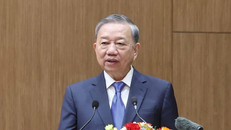 Tổng Bí thư Tô Lâm phát biểu.